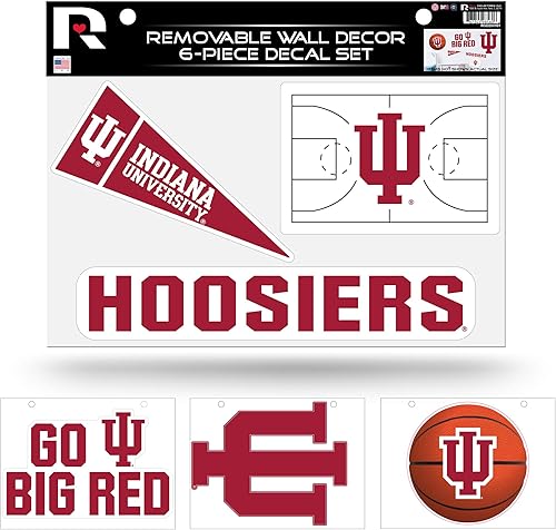 Rico Industries NCAA - Juego de decoración de pared extraíble unisex para adultos