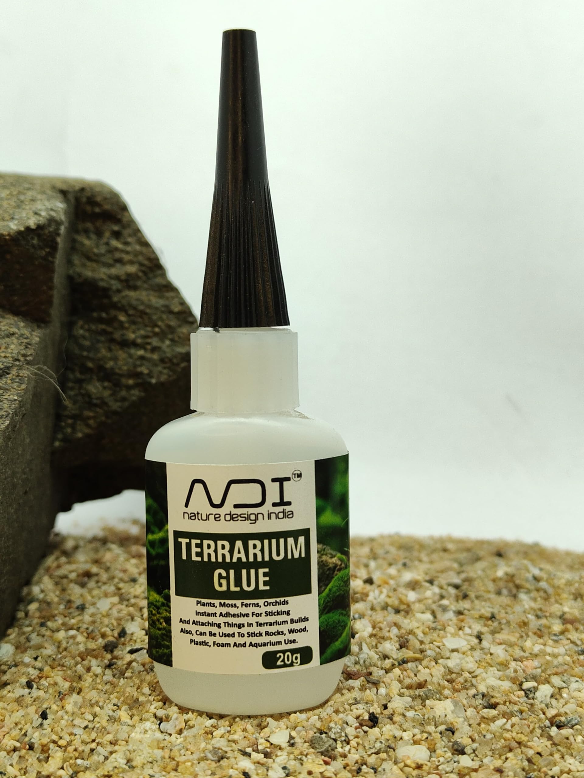 NDI Terrarium Glue, 20g, Strong Adhesive for Plants, Moss, Ferns, Rocks, Wood, Plastic, Aquarium Safe-image-34