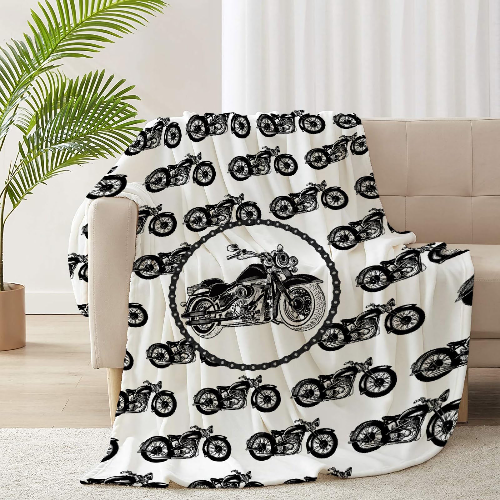 Dirt Bike Blanket Gift for Boys Kids Motorcycle Blanket Stuff
