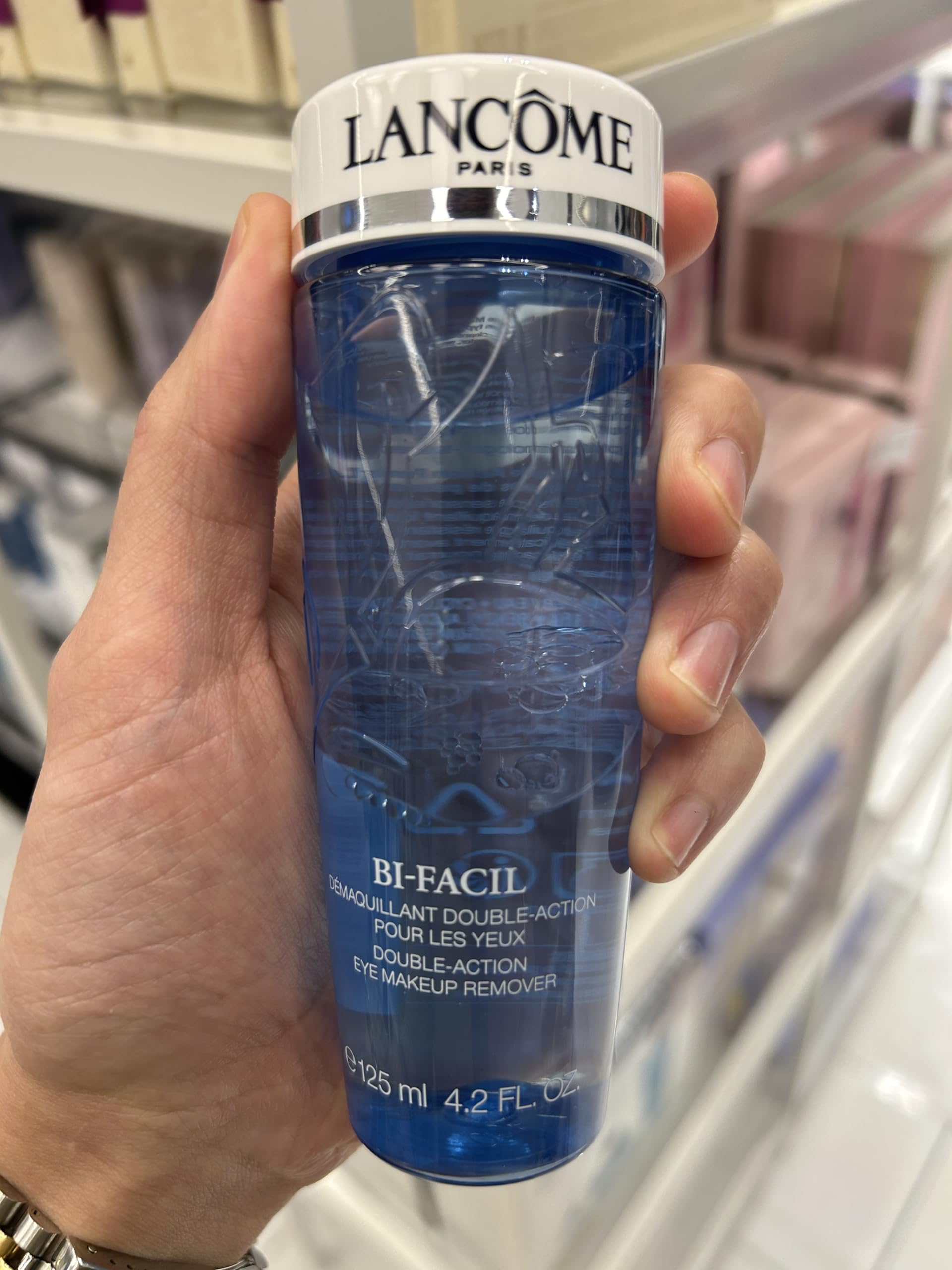 Lancôme Bi-Facil Double Action Eye Makeup Remover with Bi-Phase Formula - Effortlessly Removes Waterproof Makeup