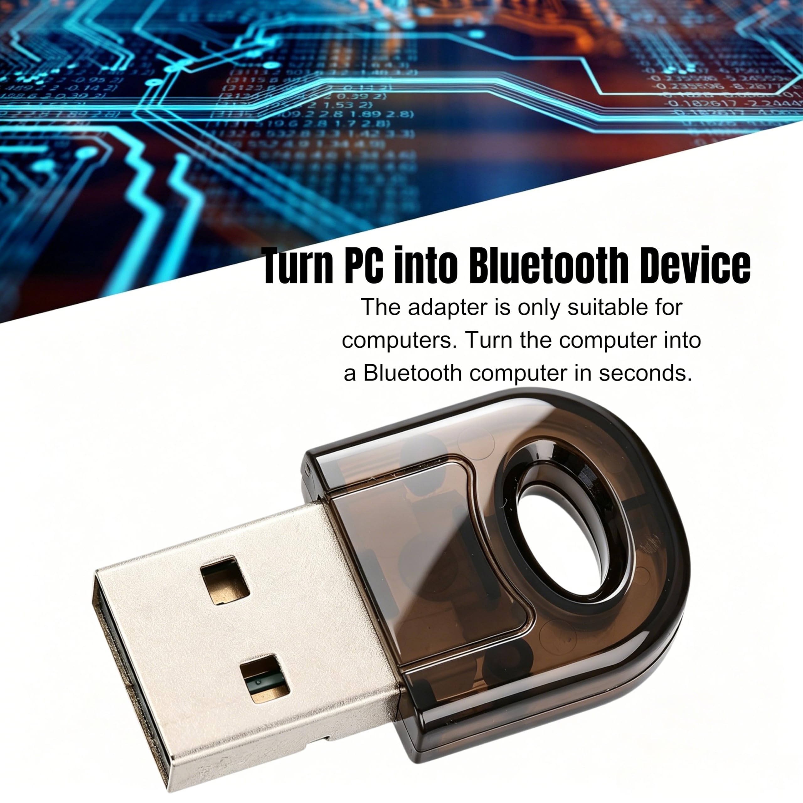 Wersja 5.0 Szybki bezprzewodowy adapter Bluetooth USB z chipem RTL8761B do laptopa PC czarny ABS metalowa transmisja 3 Mbps Plug and Play
