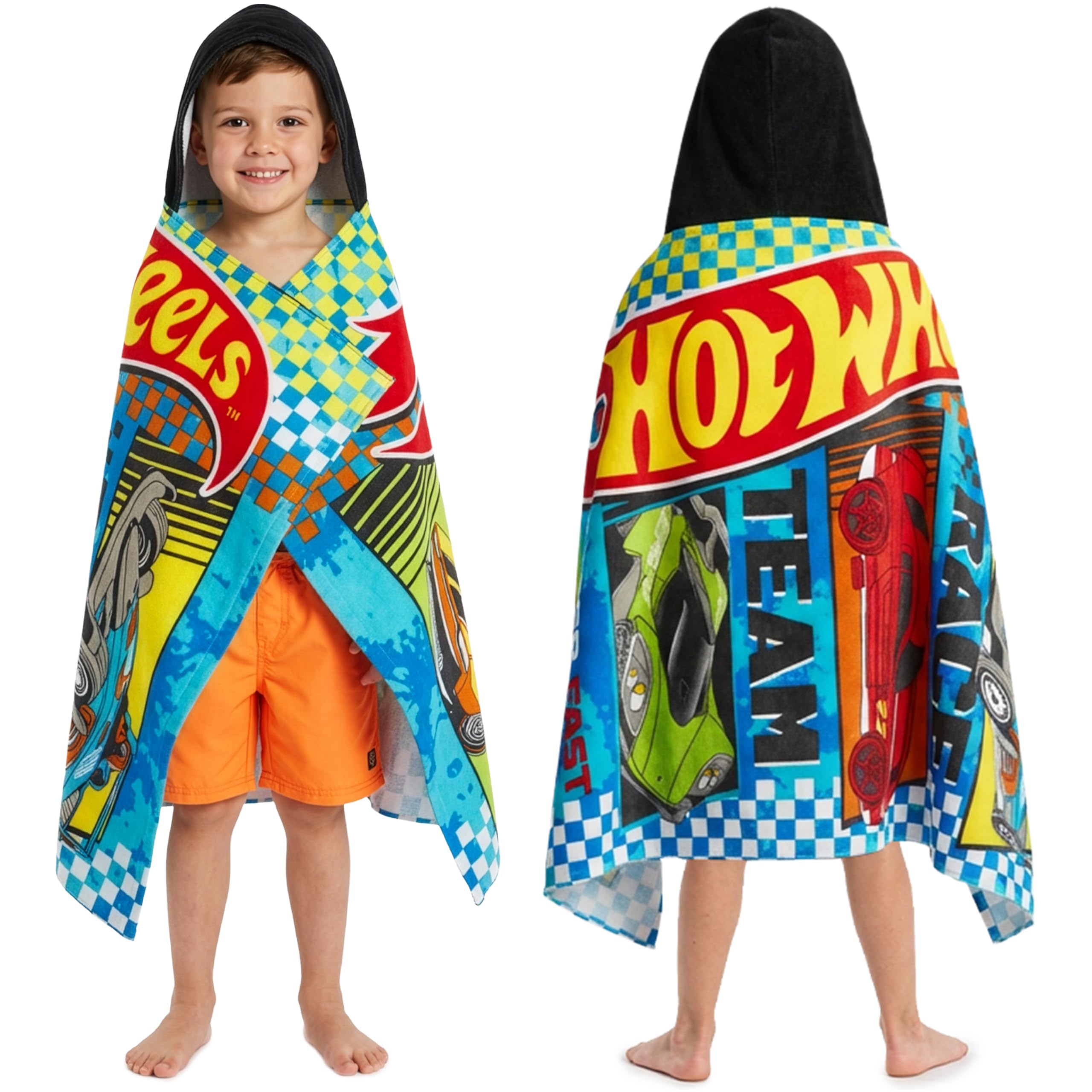 Get Trend Hot Wheels Hooded Towel
