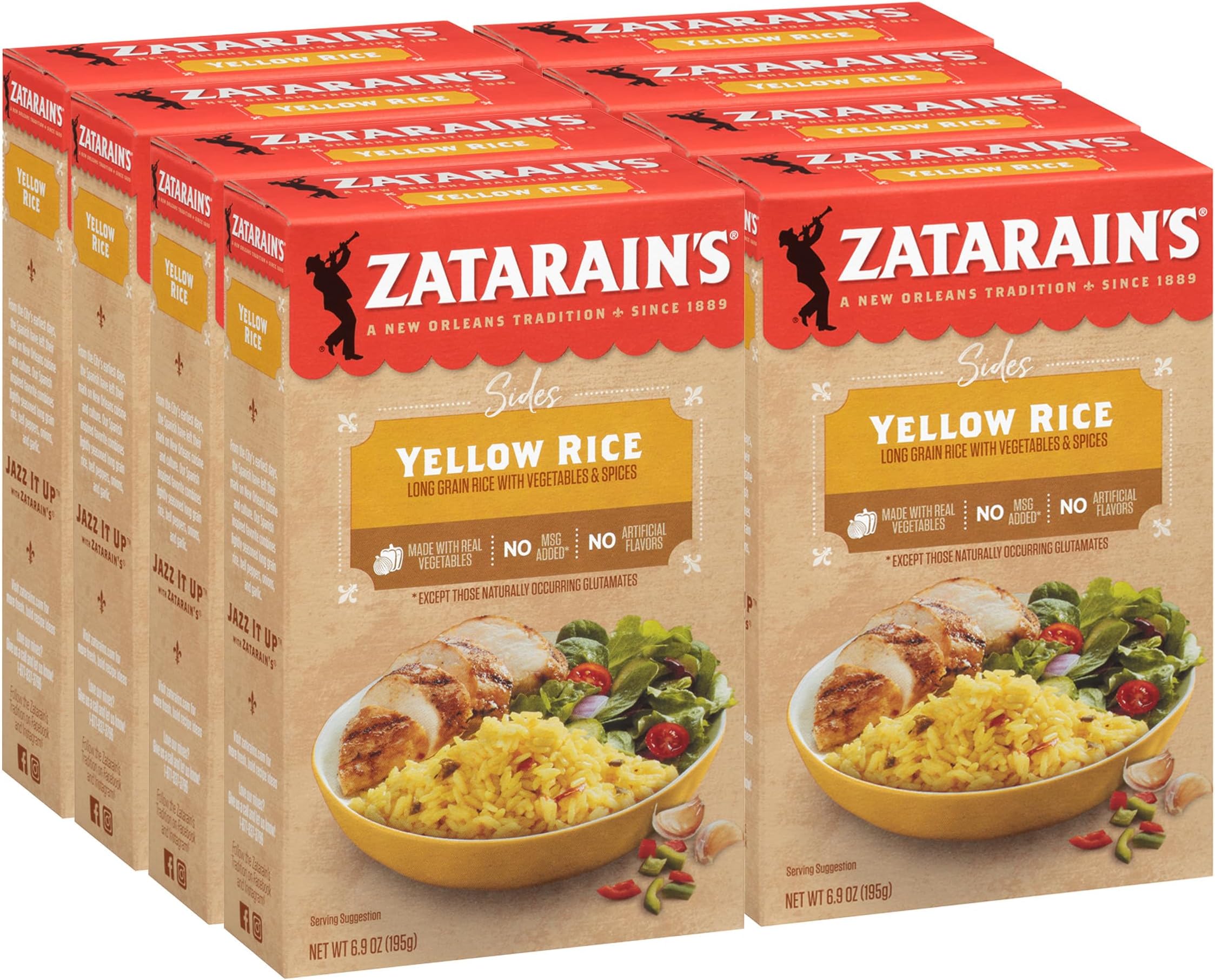 Yellow Rice, 6.9 oz (Pack of 8)