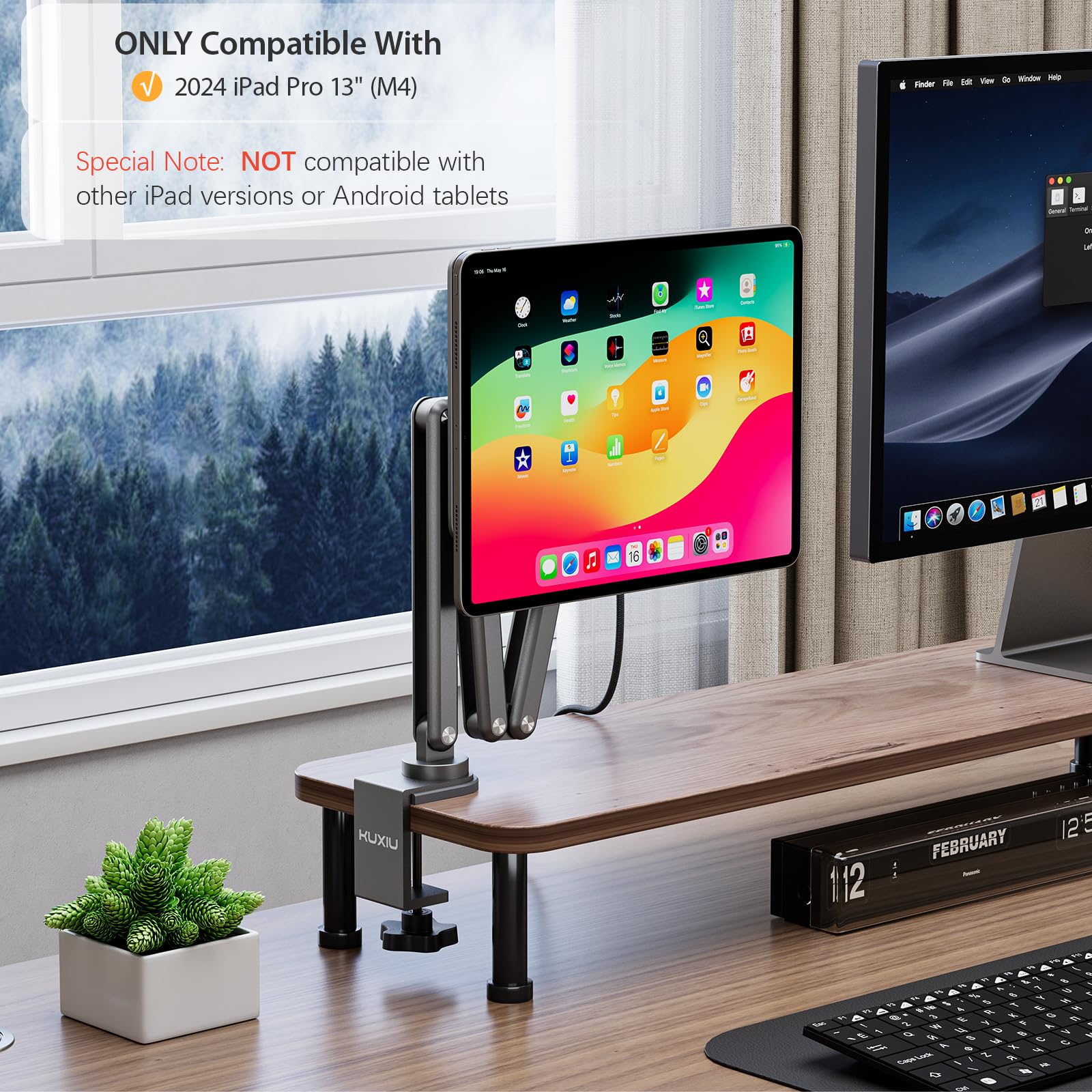 KU XIU X36 Pro Max Magnetic Charging Stand for iPad Pro 13-inch M4 