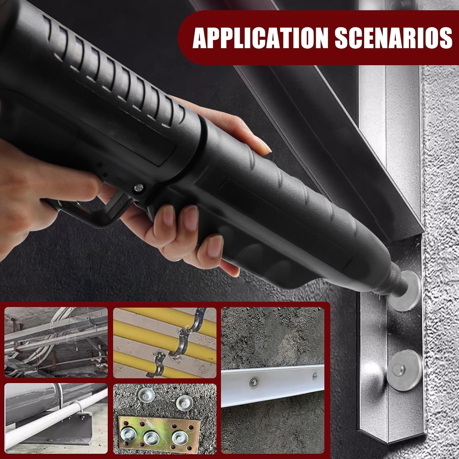 .22 Caliber Fastener Tool, Low Velocity Powder Actuated, Single Shot Trigger