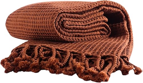 PÜSKÜL - Toallas turcas de playa de algodón ultra suave con tejido de gofre, 67 x 33 pulgadas, paquete de 1 unidad (negro, 1)