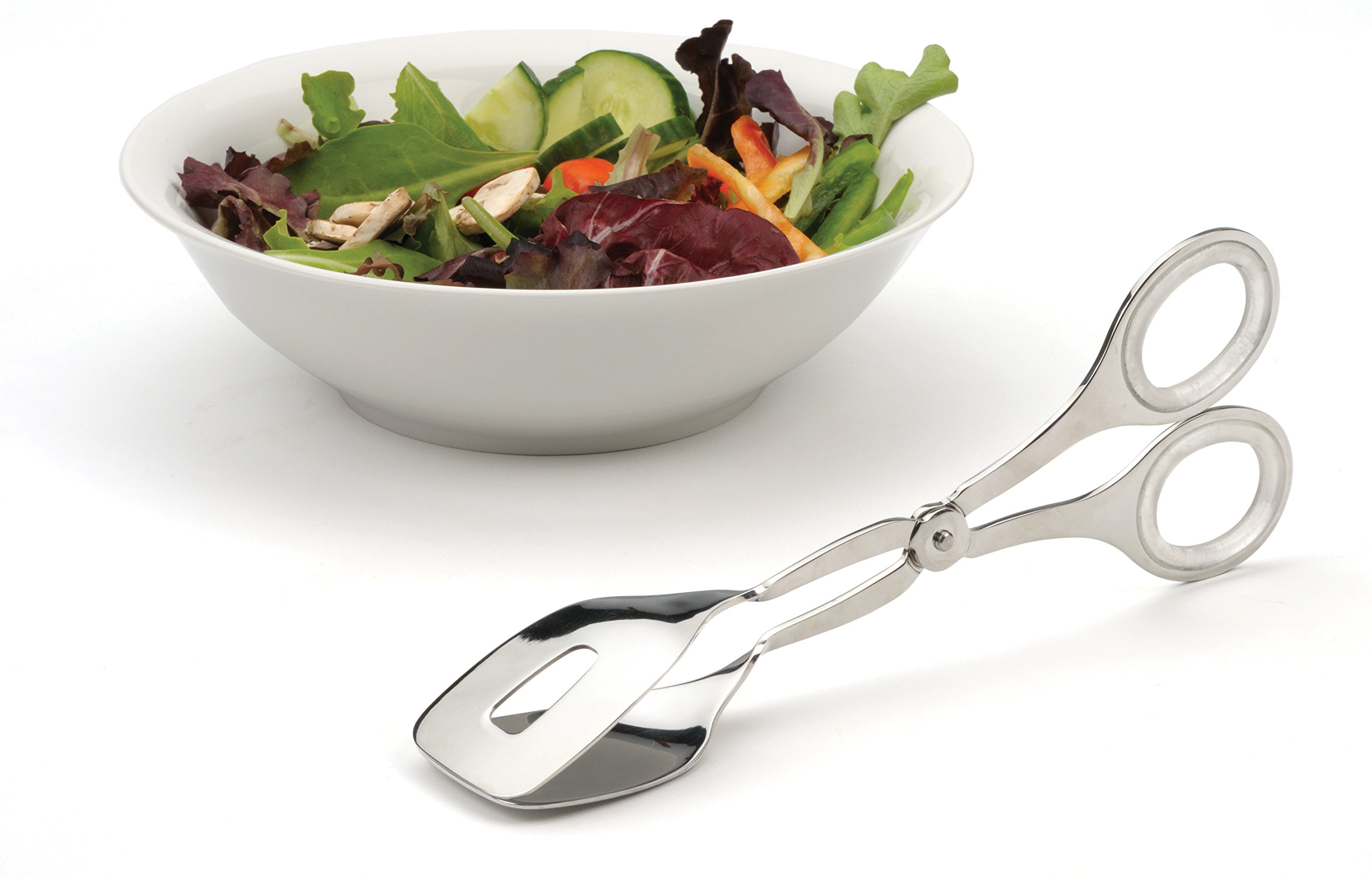 RSVP Chef Large Serving Salad Tongs Endurance Stainless Steel Kitchen Catering