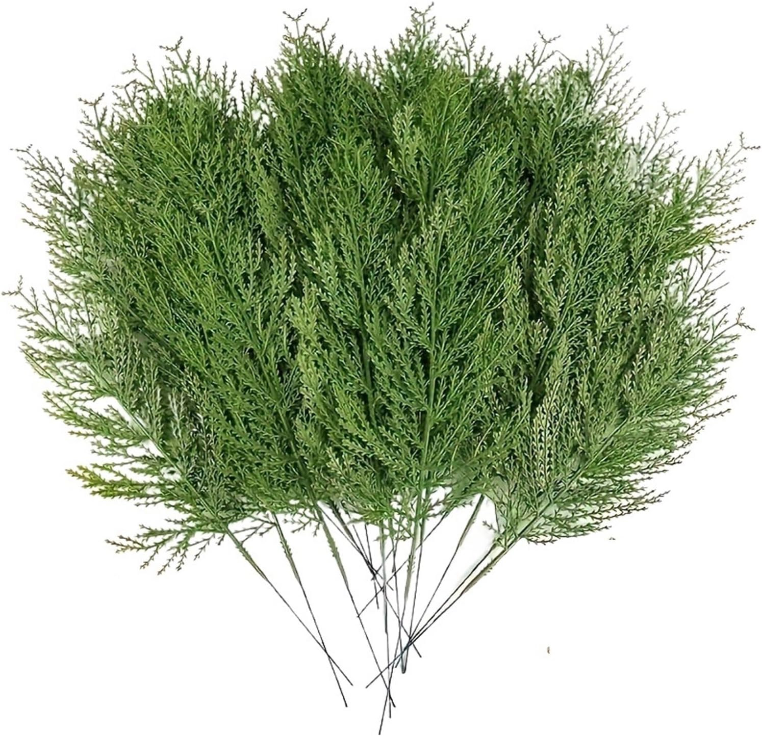 人工植物 松の枝 常緑樹 松の葉 小枝 クリスマスの茎 24個 DIY リース ギフト クリスマス ホームデコレーション