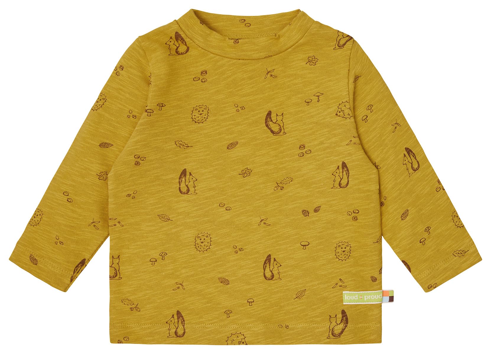 loud + proud Unisex Kinder Slub Jersey mit Druck, GOTS Zertifiziert Shirt