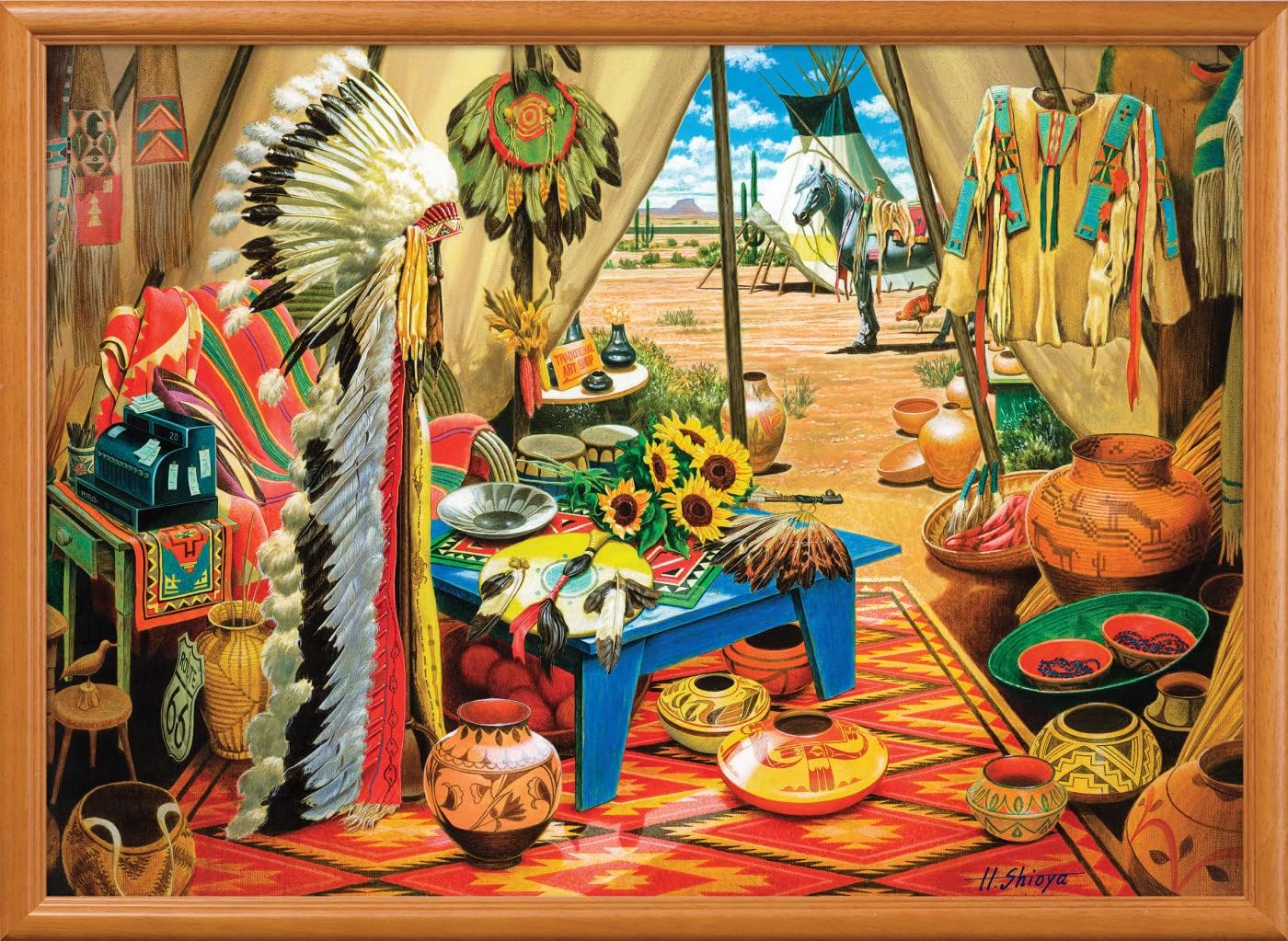 MasterPieces 1000 Piece Jigsaw Puzzle for Adults, Family, or Youth - Trading Post - 19.25"x26.75"