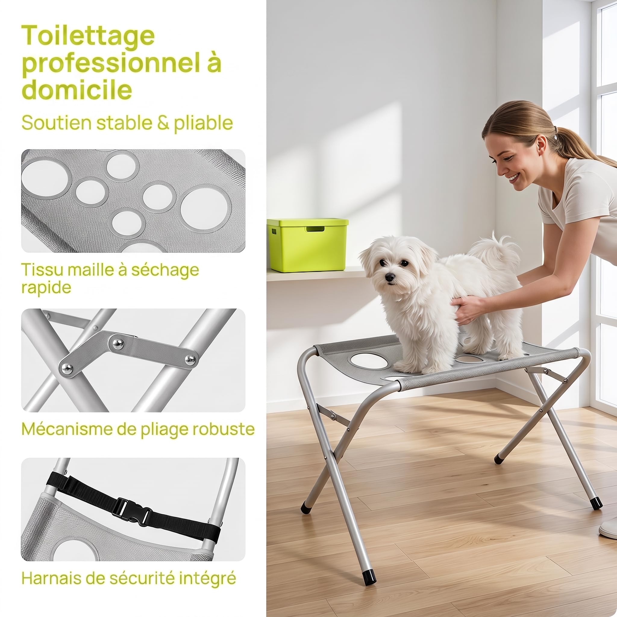 Table Toilettage pour Chiens, Support Toilettage Animal