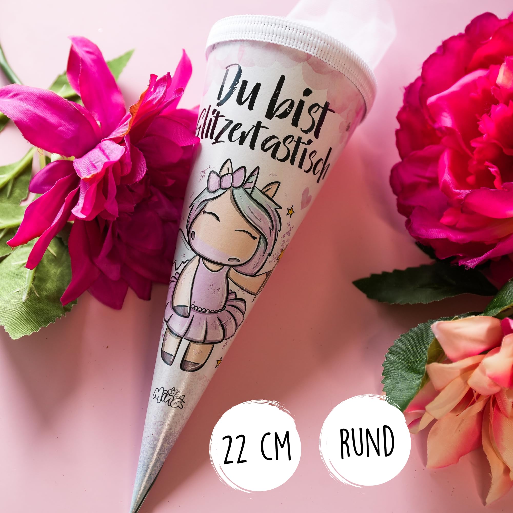 Unicorno Mina Piccolo sacchetto per scuola 22 cm ragazza regalo inizio scuola