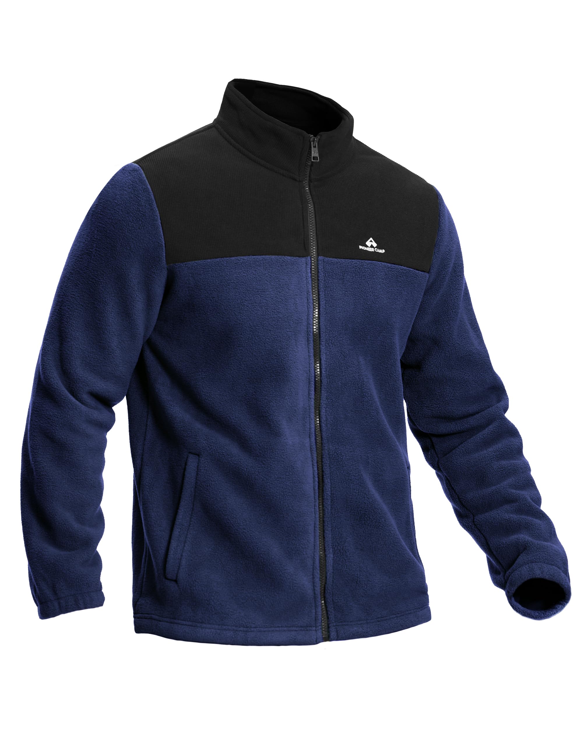 Veste polaire chaude pour homme, respirante et confortable, veste de survêtement entièrement zippée, 400 g d'épaisseur, veste demi-saison pour l'extérieur, la randonnée, les loisirs, le trekking