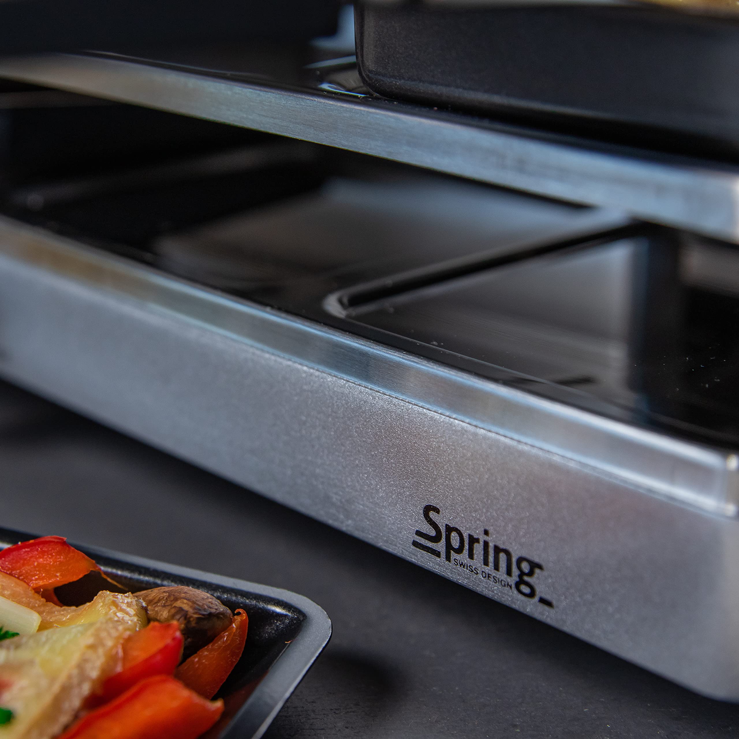Spring Raclette mit Alugrillplatte-KP3267410001 Raclette mit Granitstein Grau one size