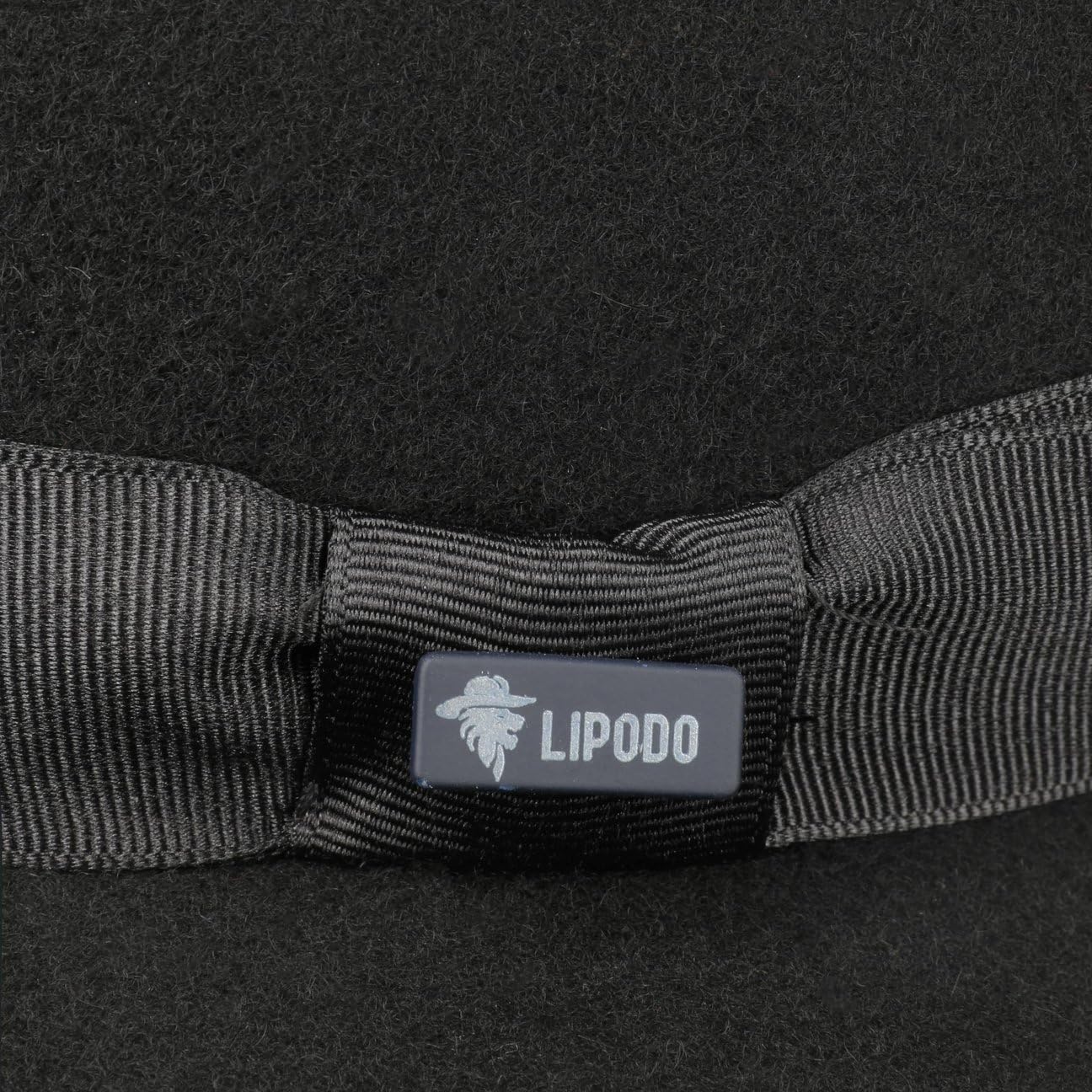 LIPODO New York Cappello Traveller Feltro di Lana Fascia Unicolore Made in Italy Unisex Estate Inverno