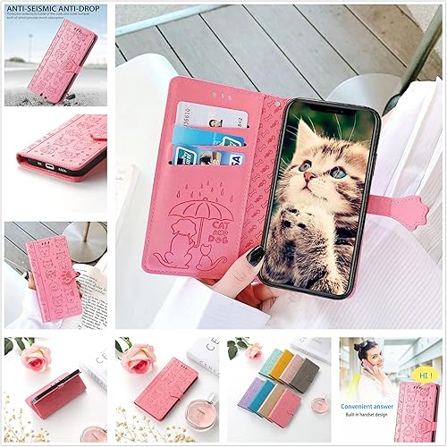 Miniatura 7 de Phone Case for Xiaomi Redmi K40 Pro Gaming 5G, Magnetic Closure Kickstand Credit Card Slots Protective Cover for Xiaomi Redmi K40 Pro Gaming 5G