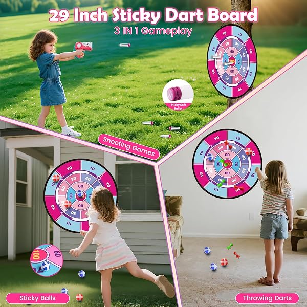 VATOS Lot de 2 Jouets de tir à l'arc et aux flèches LED pour Enfants de 5 à 12 Ans, Arc Lumineux et Cible à Ventouse Requin, 73 cm, Jeu de fléchettes pour l'intérieur et l'extérieur, Cadeau pour - 4