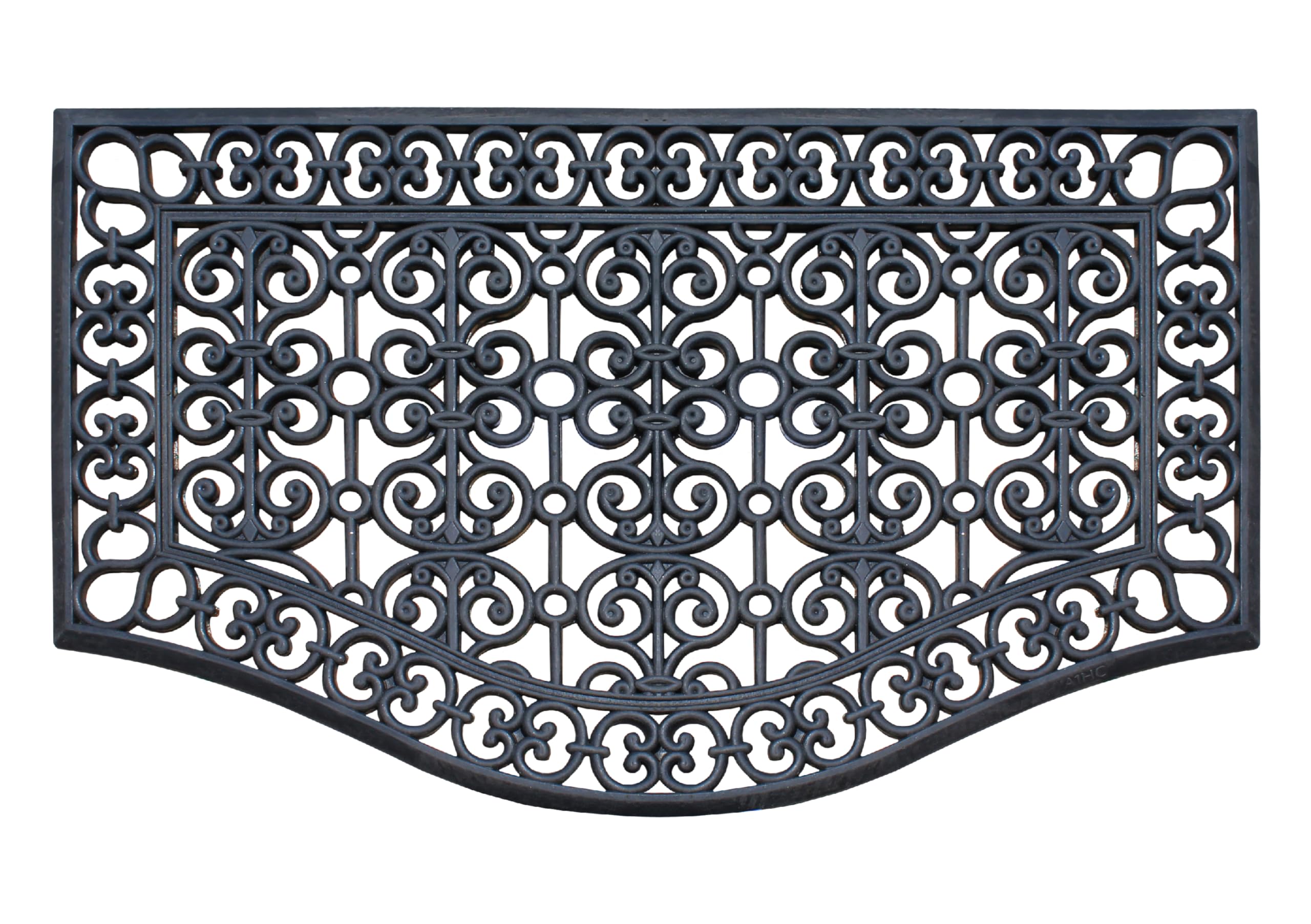 A1 Home Collections Large Outdoor Doormat, Natural Rubber Grill Drainable Design & Anti Fatigue, Ideal for Outside entryway, Scrapes Shoes Clean of