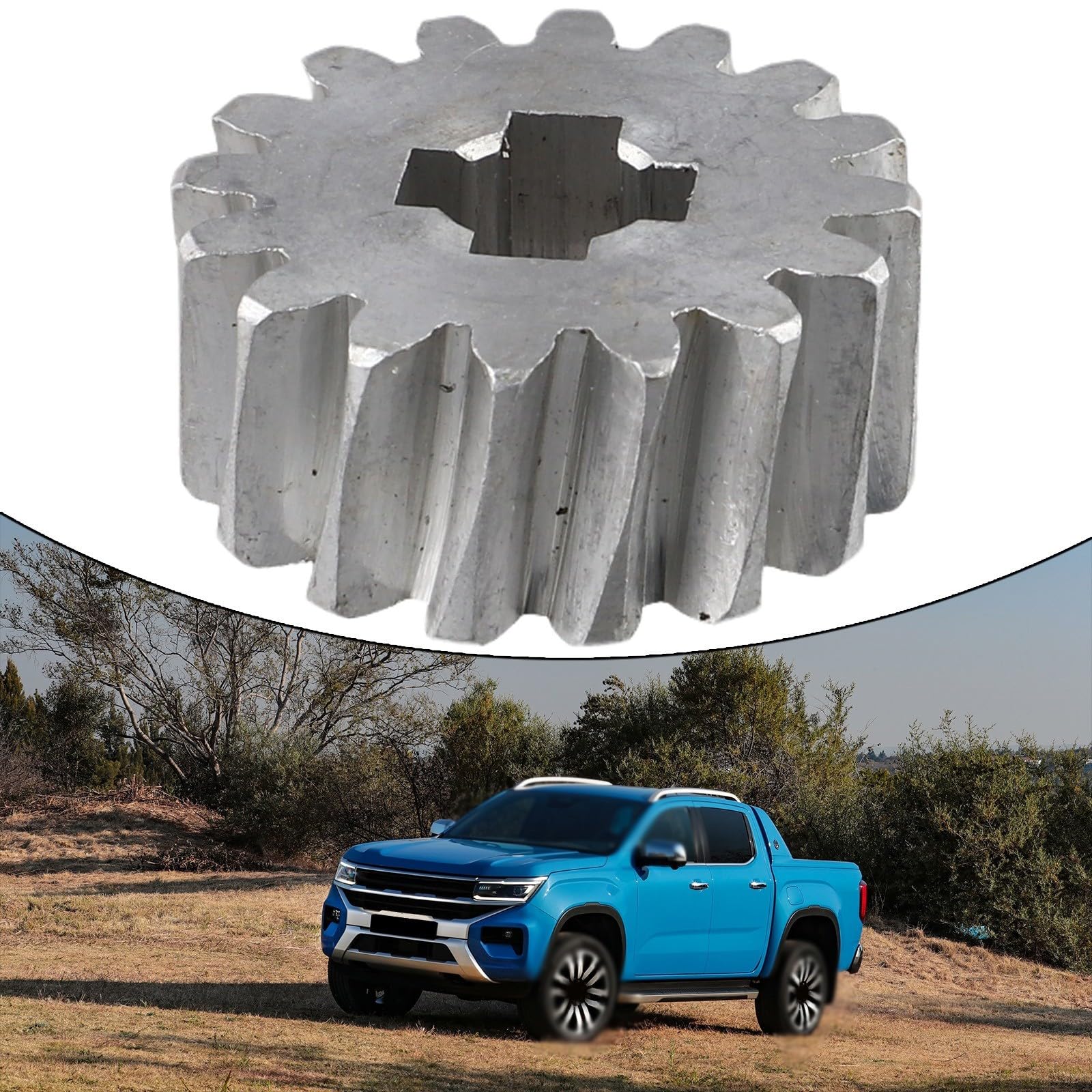 NexRen Argano dell'ingranaggio per il supporto della ruota di scorta, numero del pezzo OEM 7M3803660F, argano dell'ingranaggio compatibile con per Sharan per Ford per la galassia