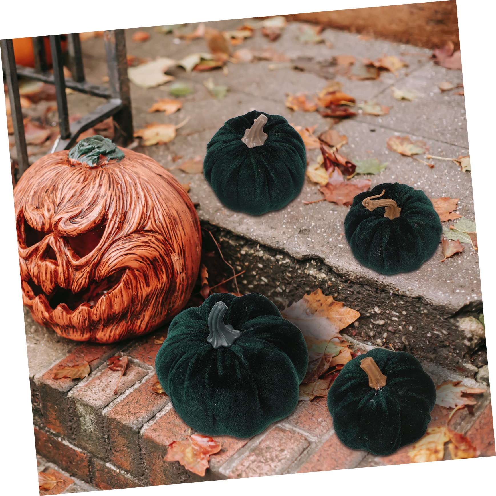 Tofficu 3 Set Di Zucche Artificiali Finte Realistiche 6 Pezzi Set Di Oggetti Di Scena Per Foto Per Halloween Ringraziamento Decorativi Per Feste Bar Palco 5 Pezzi*3
