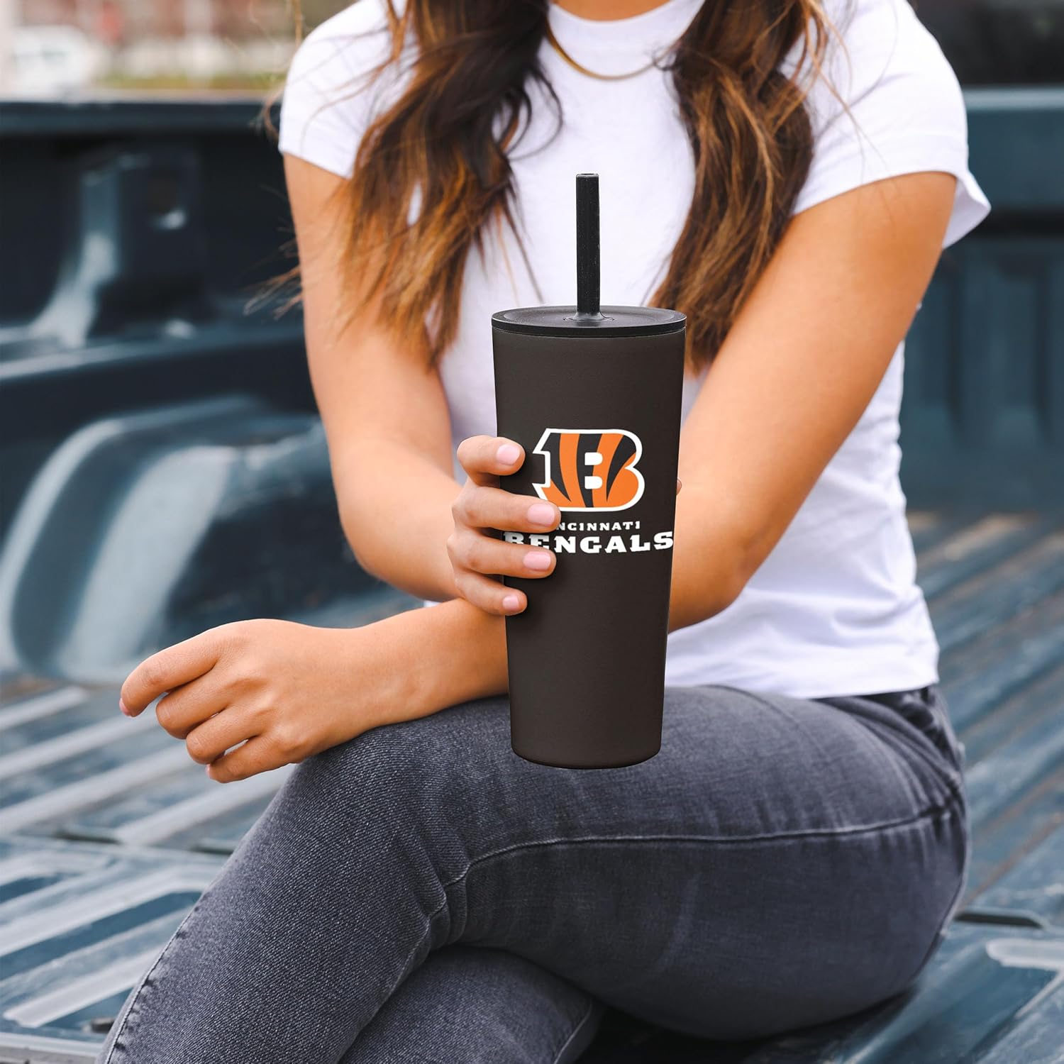 FOCO NFL unisex-adult NFL Team Logo Insulated 22oz Travel Tumbler