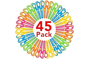 45-Pack Preschool Training Scissors: Safe and Effective for Young Artists