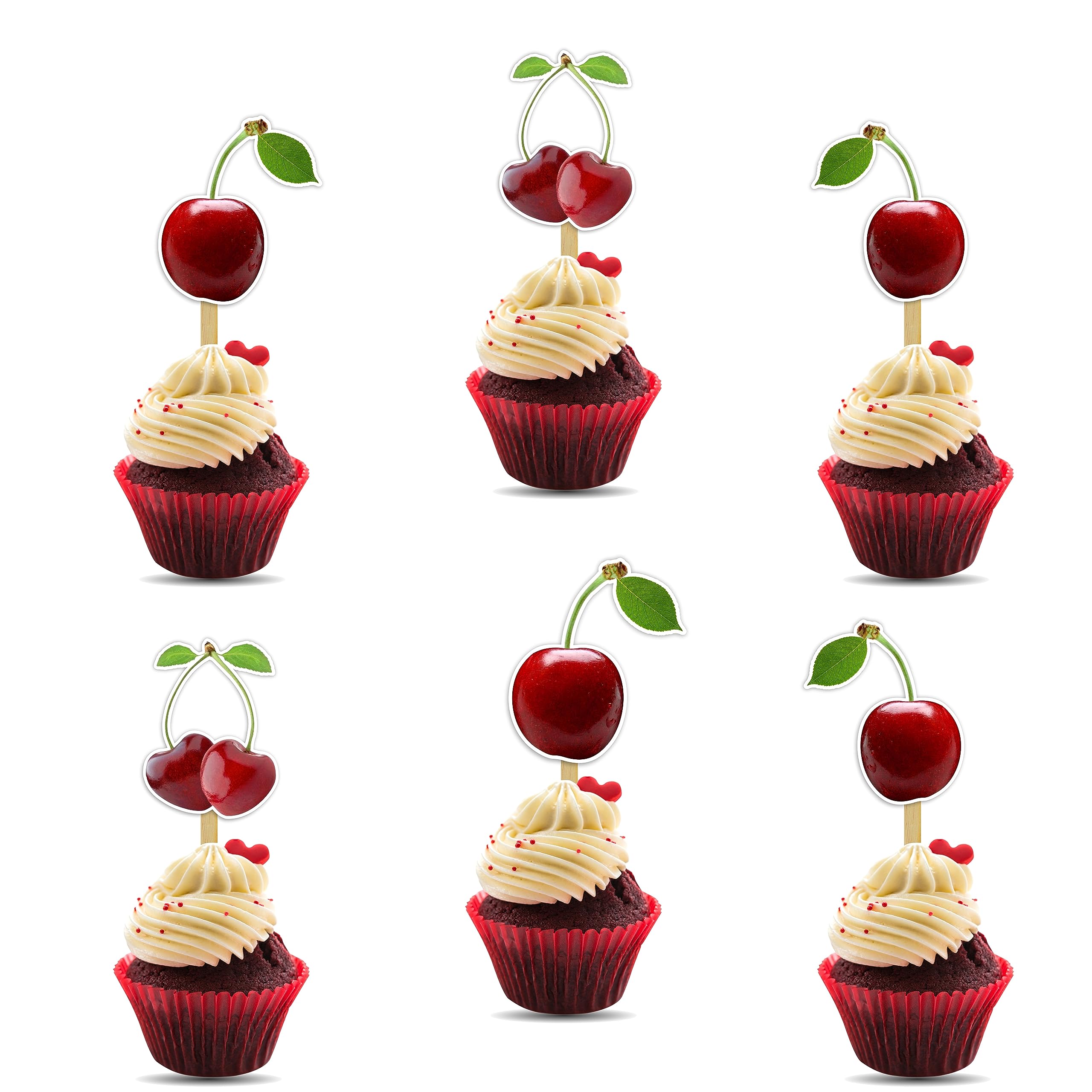 Seyal® Cherry Cupcake Topper
