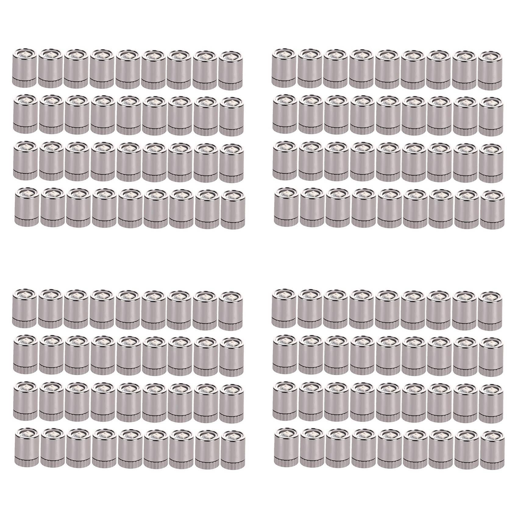 Hndhbfgrt 144Pcs Miniature Lights for Dollhouse,Miniature LED Lights for Handcraft,Mini Spot Lights Battery Operated(Warm White)