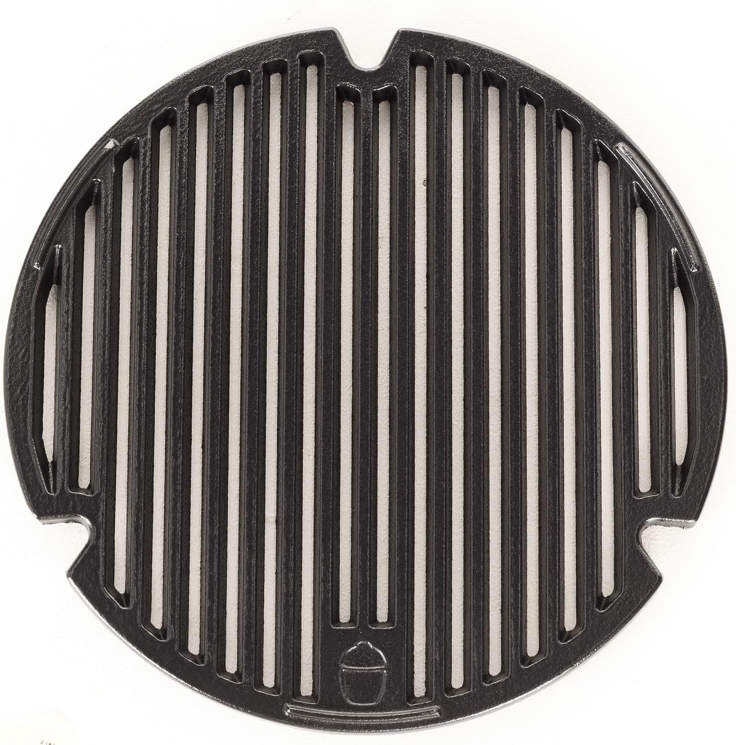 Kamado Joe Durable Non-Stick Cast Iron Cooking Grate with Grill Grate Lifter for Joe Jr Portable Charcoal Grill and Classic Joe Series Charcoal Grills, Model KJ15090620