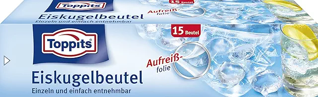 Toppits Eiskugelbeutel 16er Pack für 300 Eiswürfel - Gefrierbeutel