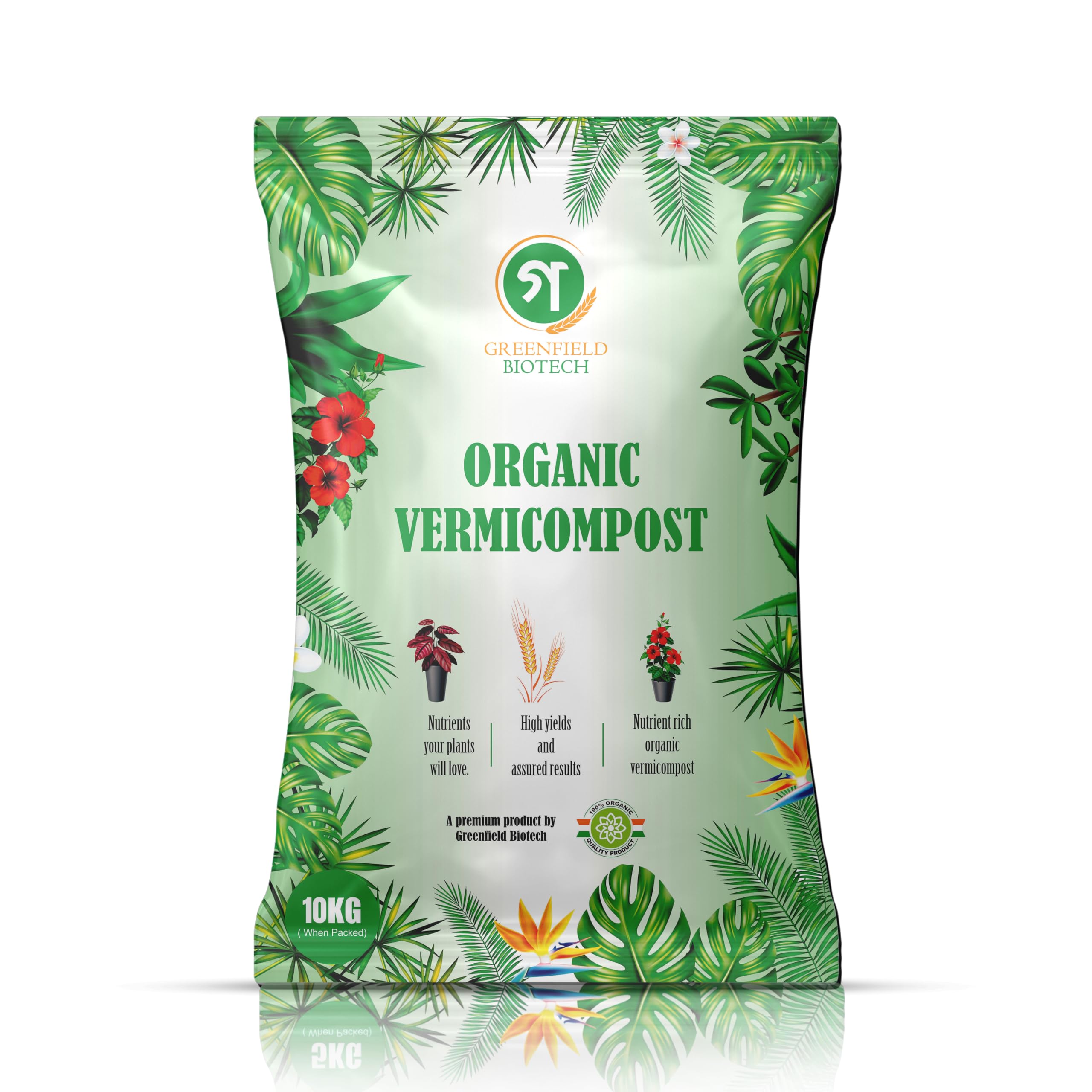 Greenfield Biotech French Worm Based Best Vermicompost - Your Everyday Greens Organic Plant Food & Soil Enhancer: Transform Your Garden with Nutrient-Rich Blend for Explosive Growth - 10kg (B0CZP5PWMQ) Amazon Price History, Amazon Price Tracker