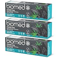 Biomed Charcoal 98% Dentifricio sbiancante naturale | Cura della gengiva