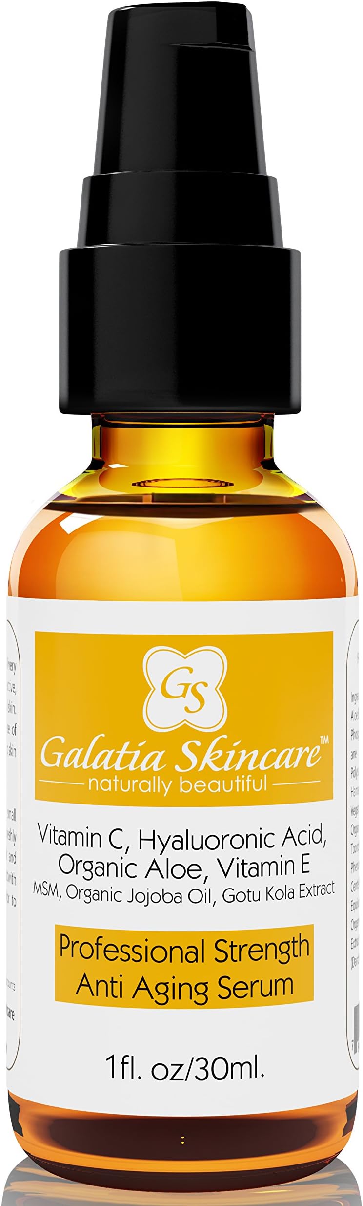 Vitamin C Serum - Huge 60% OFF Limited Promotional SALE -Topical Anti-Aging Serum Treatment For Face and Body, Includes Vitamin A and E in Pure Vegan Hyaluronic Acid