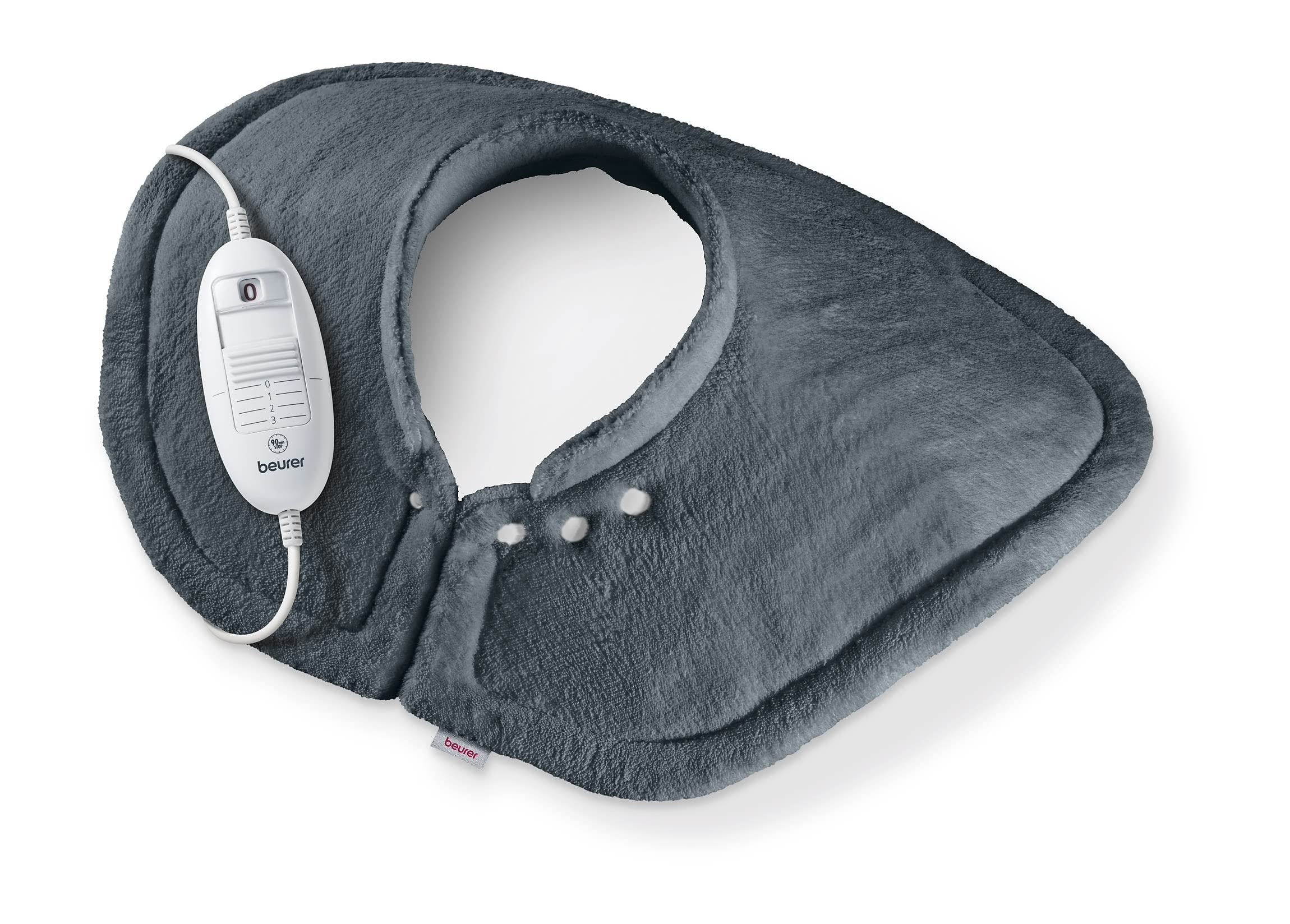 Beurer HK54 - Almohadilla electrónica cuello/hombros, 56 x 52 cm, color crema