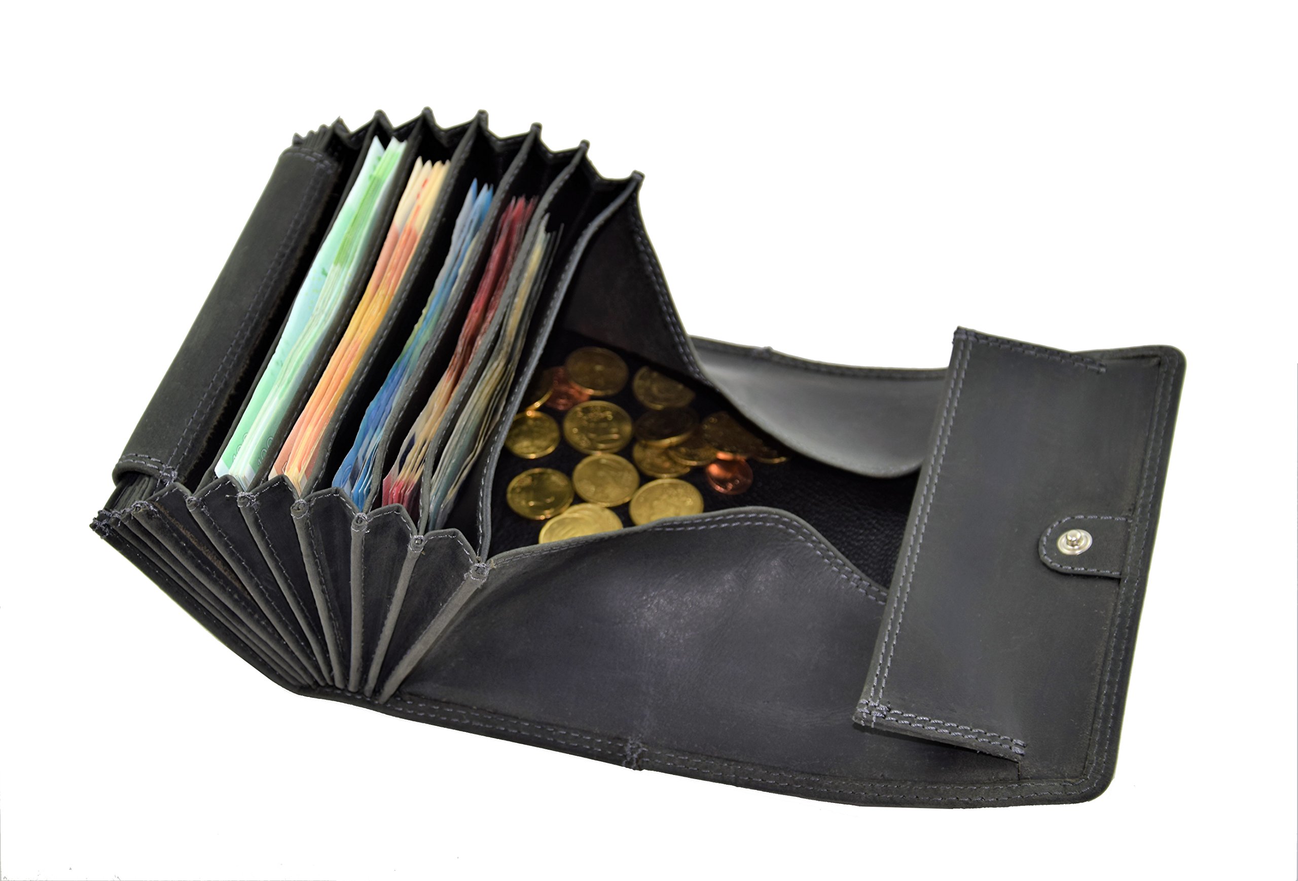 Menzo Monedero de camarero, Negro (Negro) - 937c