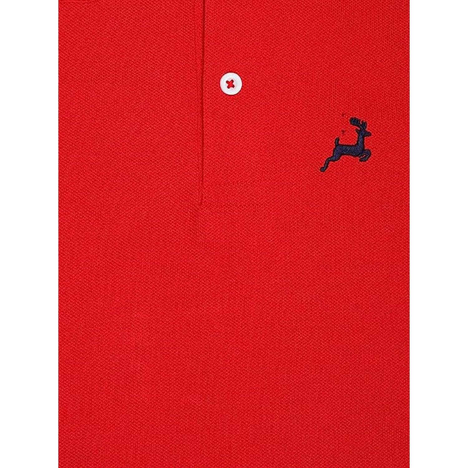 Cloth Theory Boy's Solid Regular Polo Shirt (CTBSP_RED 7-8 Years) - Image 4 thumbnail