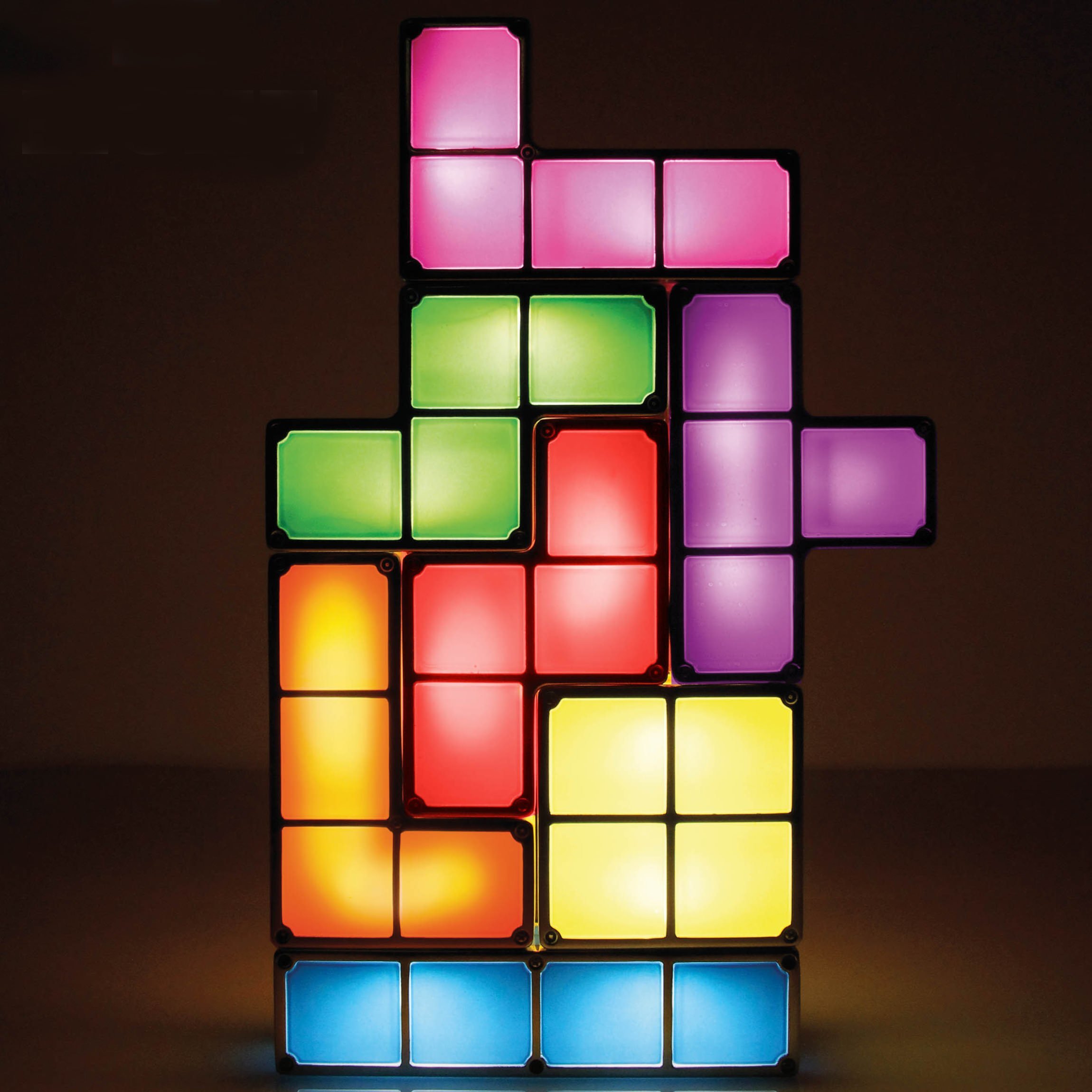 DIY Constructible Game Style Stackable LED Light Cubes