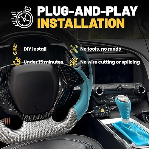Vista 8 de PEDAL COMMANDER Controlador de respuesta del acelerador para Chevrolet Corvette C7 2014-2019 - Plug & Play, antirrobo y control de aplicaciones