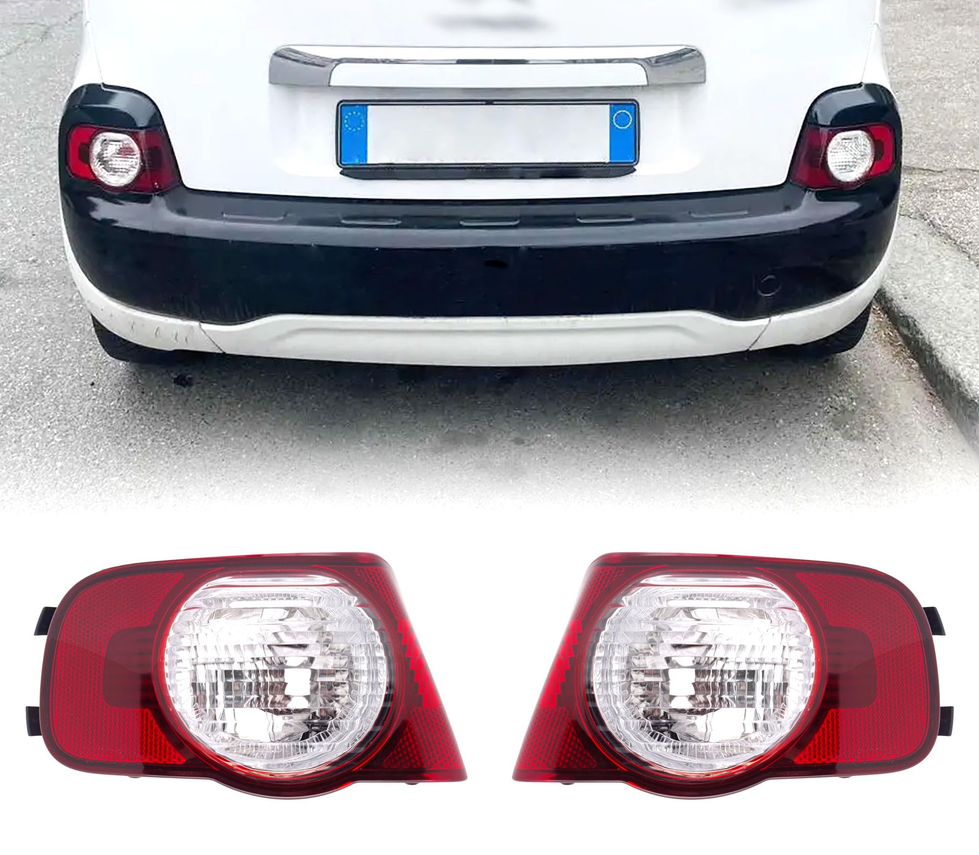 BSSTORE Fanale Retronebbia Posteriore Compatibile con C3 Picasso dal 2009 (Destra - Lato Passeggero)