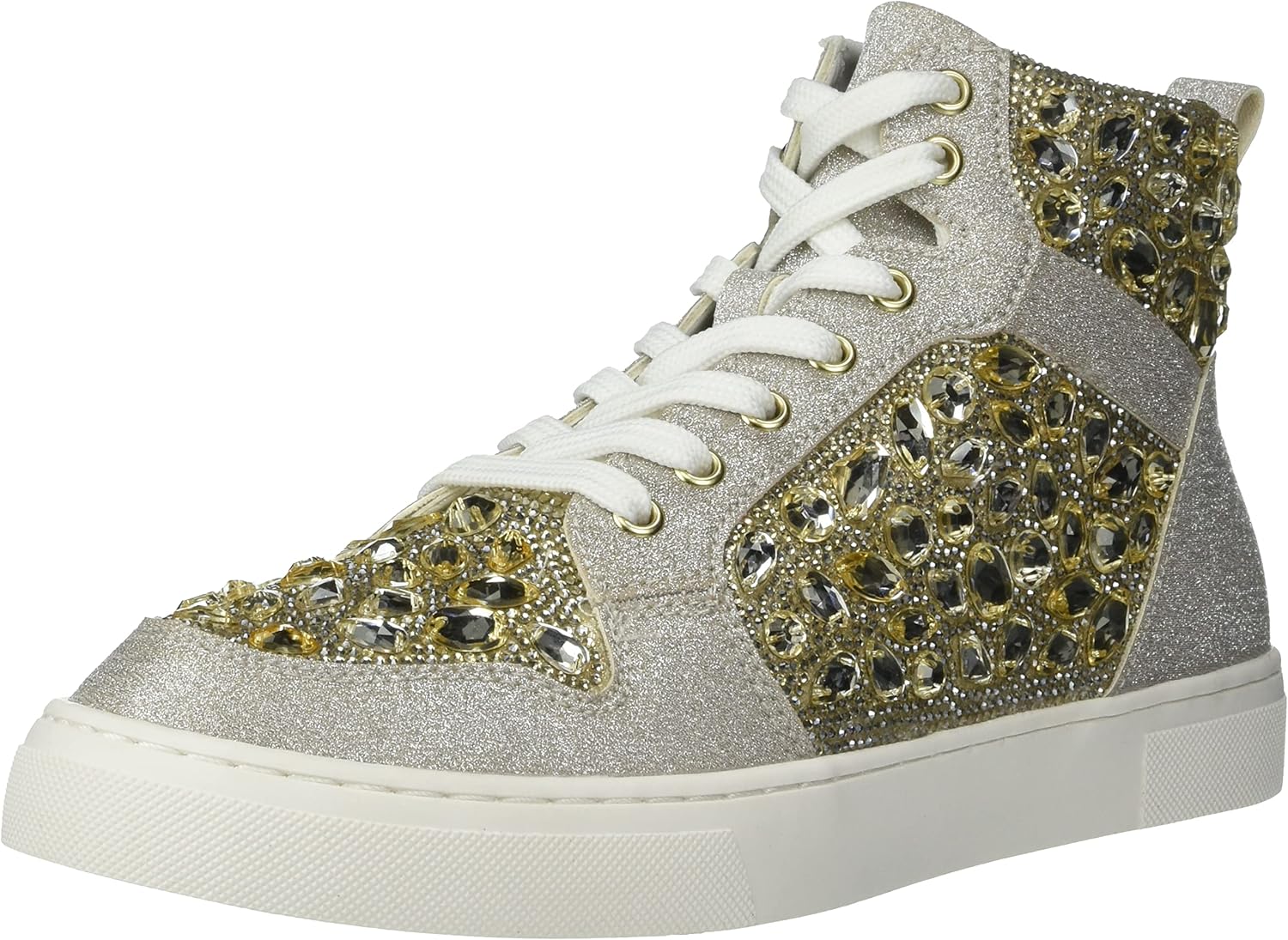Betsey Johnson Women's SB-BILIE Sneaker, Gold, 6.5