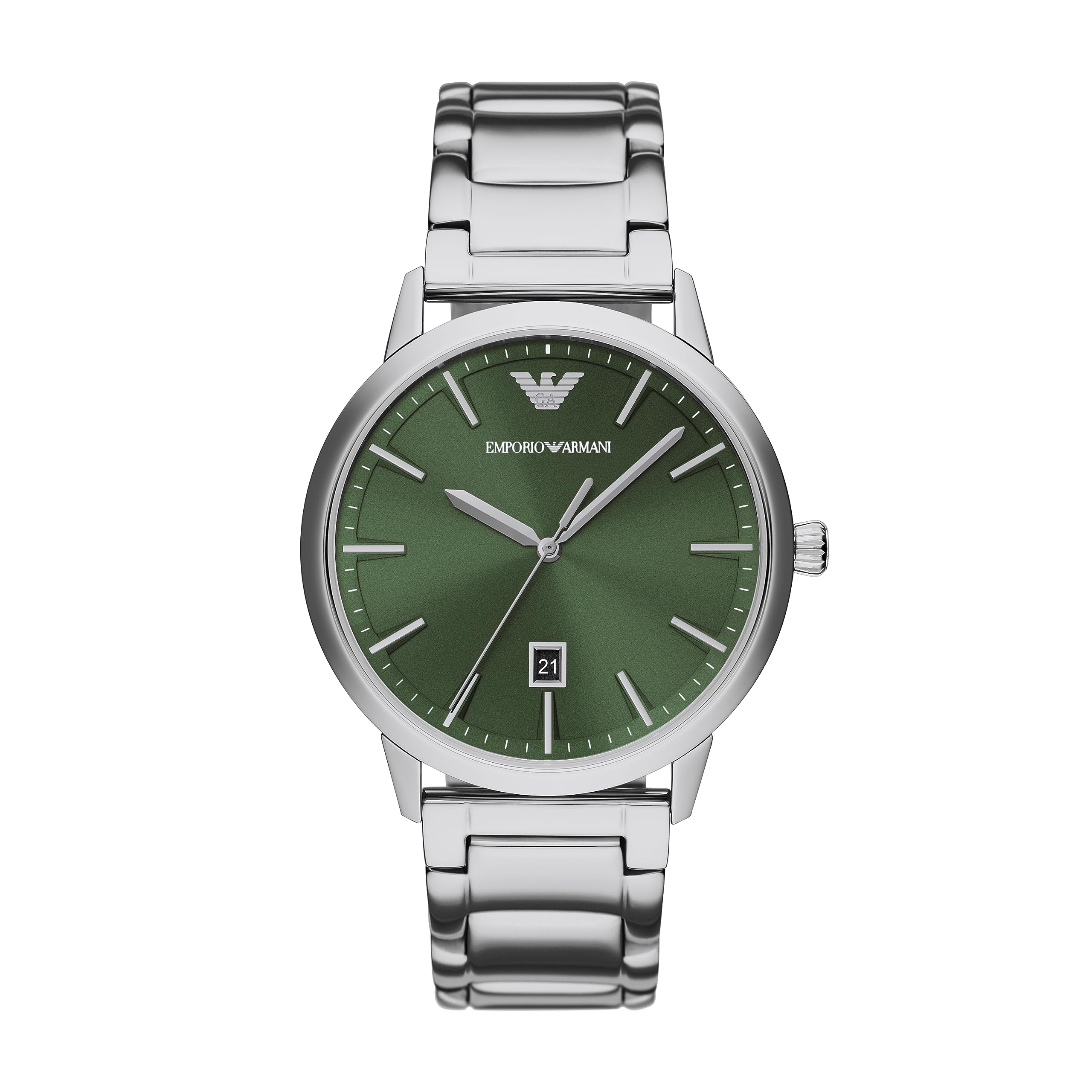 Emporio Armani Stainless Steel Analog Green Dial Mens Watch-Ar11575 (B0CCHHGG9B) Amazon Price History, Amazon Price Tracker