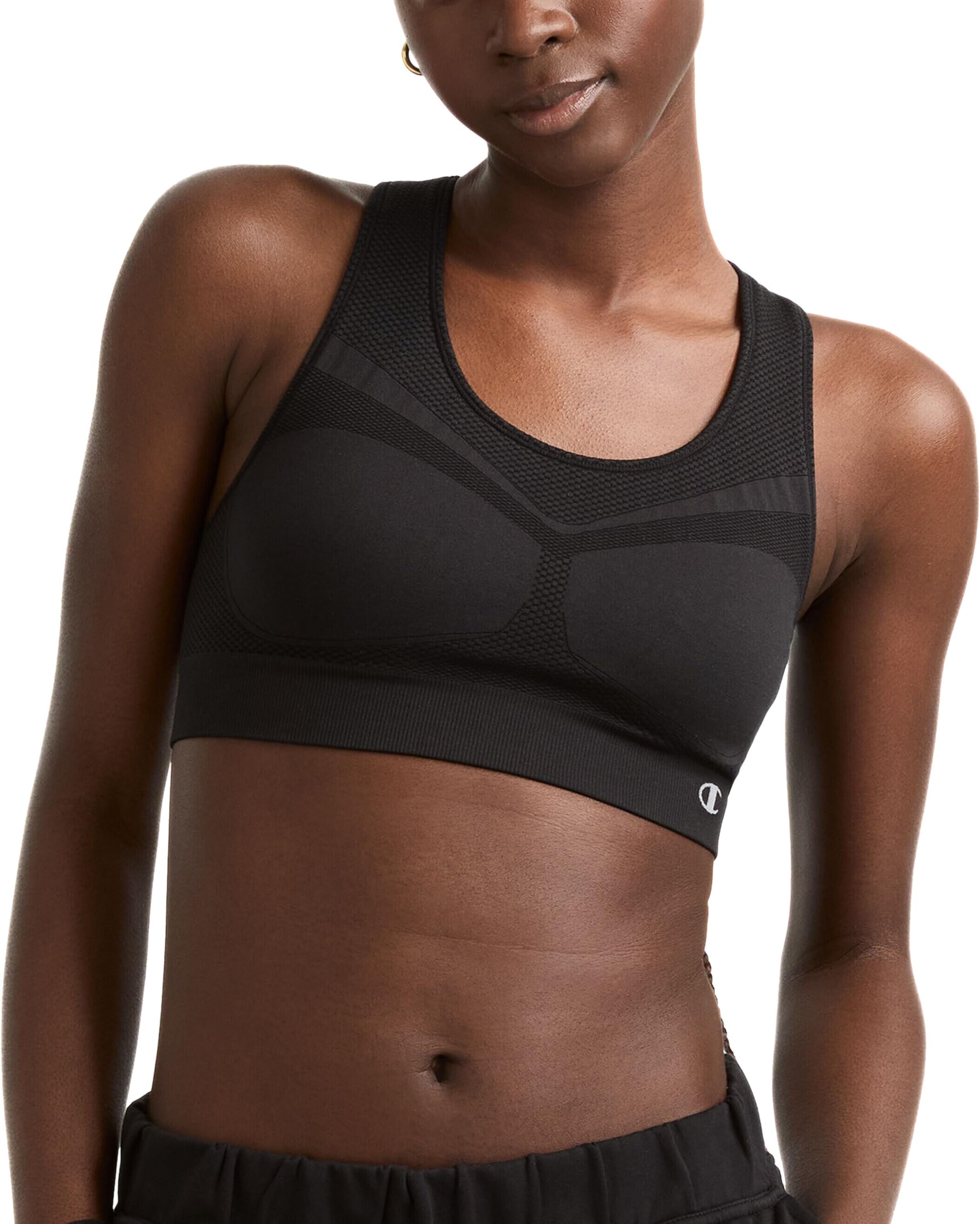 Champion Women's Freedom Seamless Racerback Sports Bra Sports Bra (Pack of 1)