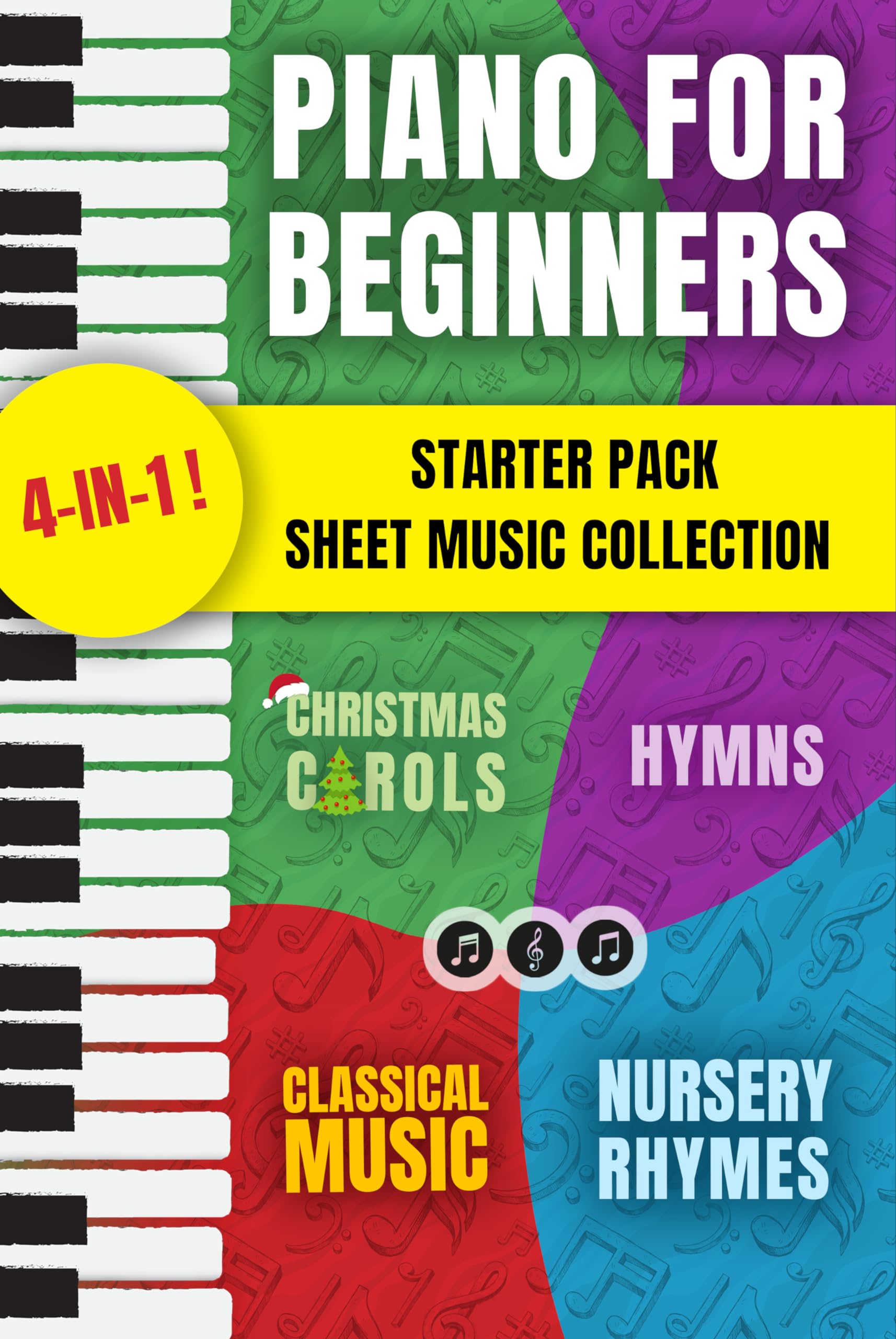 Partition piano débutant facile pour apprendre à lire les notes et jouer des chansons