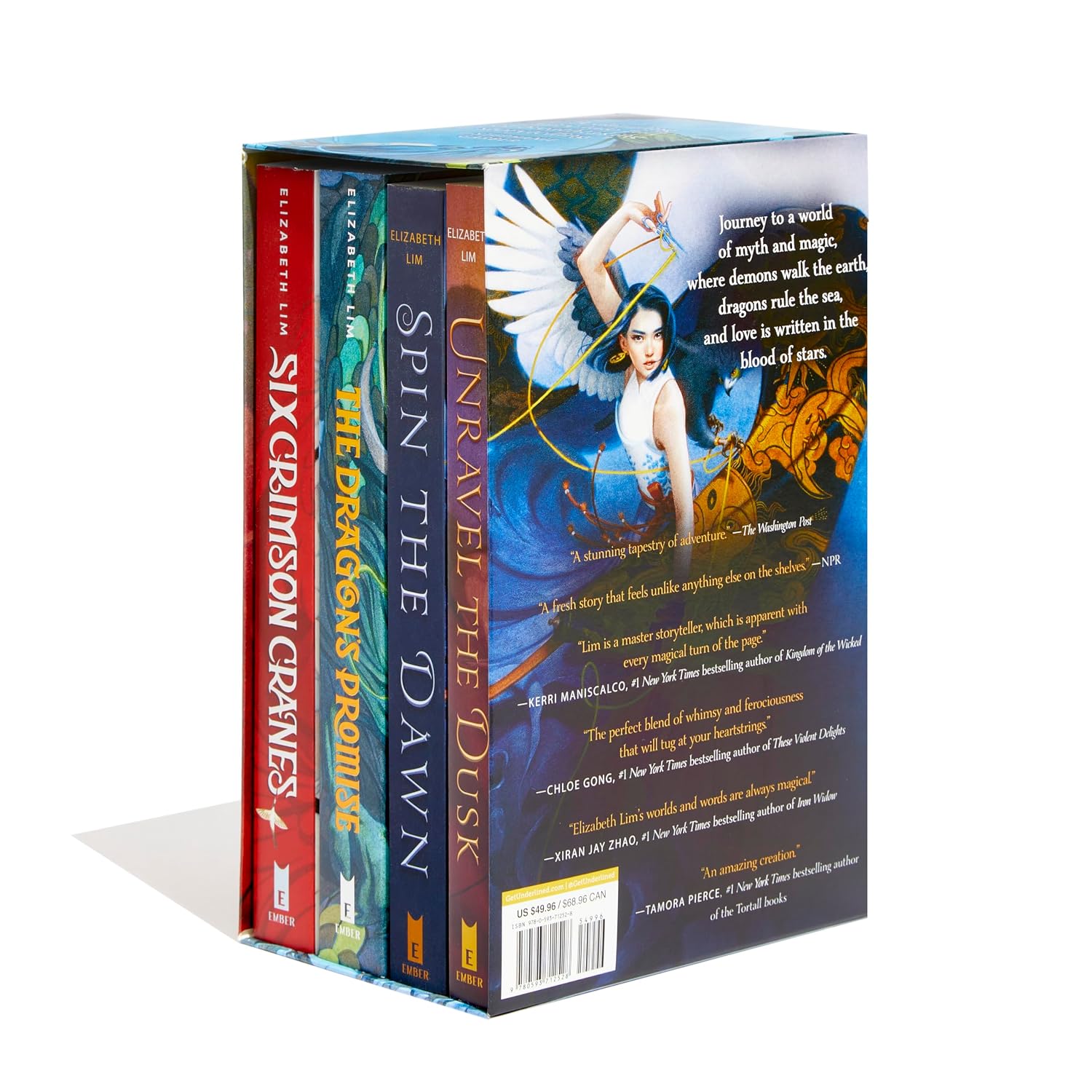 Legends of Lor'yan 4-Book Boxed Set: Six Crimson Cranes; The Dragon's Promise; Spin the Dawn; Unravel the Dusk