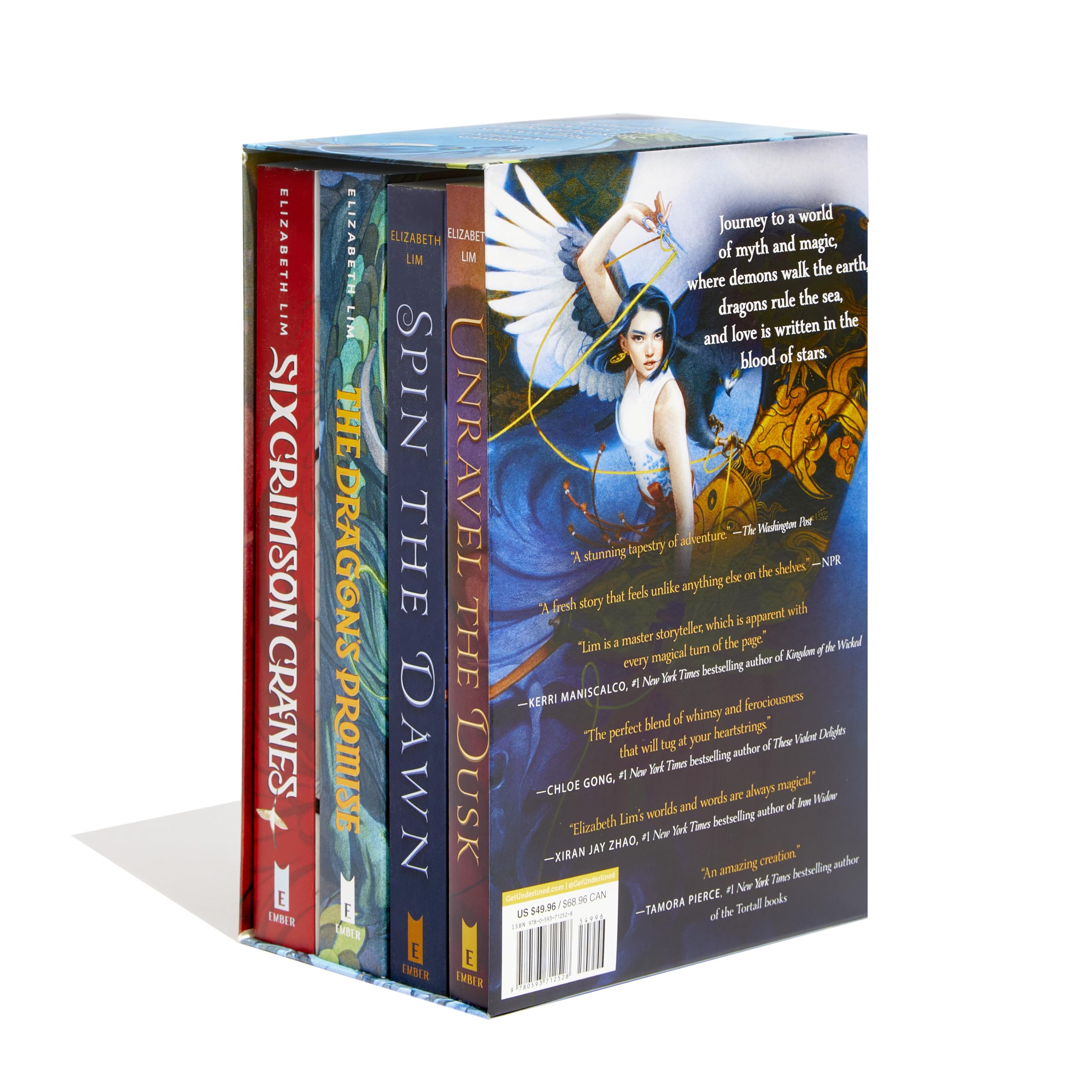 Legends of Lor'yan 4-Book Boxed Set: Six Crimson Cranes; The Dragon's Promise; Spin the Dawn; Unravel the Dusk: 1-4