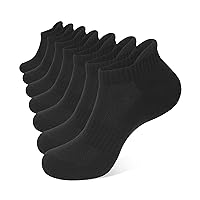 CLOSEMATE 7 Paia Calzini Sportivi Uomo Donna Corti in Cotone con Spugna Traspiranti