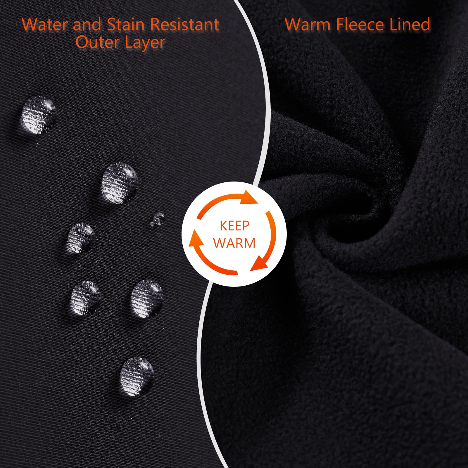 Bassdash Sudaderas con Capucha de Pesca con Forro Polar para Hombre Sudaderas con Capucha de Rendimiento Resistente al Agua Sudadera Elástica para Entrenamiento de Caza FS32M