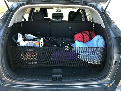 Miniatura 1 de Red de carga organizadora de maletero para Hyundai Tucson 2015-2023 – Red de carga estilo sobre para SUV – Organizador de maletero de coche elástico