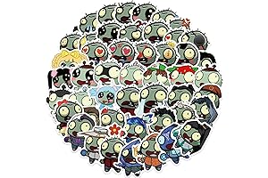 50 pcs Zombie Stickers | Waterproof, Durable and Eye-catching Stickers for Diverse Surfaces