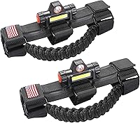 Vista 31 de Asas de agarre para barra de agarre para Jeep Wrangler Accesorios TJ JK JL Gladiator JT - Hebilla de metal mejorada, naranja cibernético, paquete